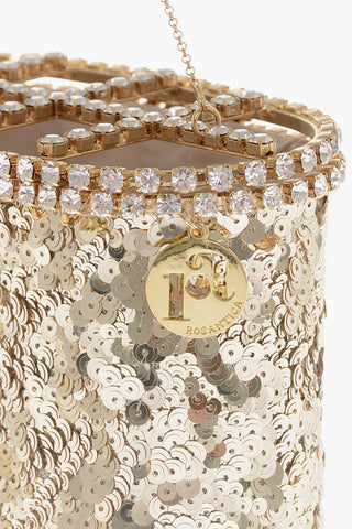 Borsa da Polso HOLLI BALLERINA In Paillettes con Gioielli