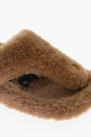 Infradito In Shearling