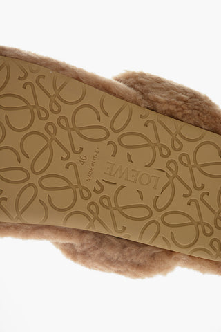 Infradito In Shearling