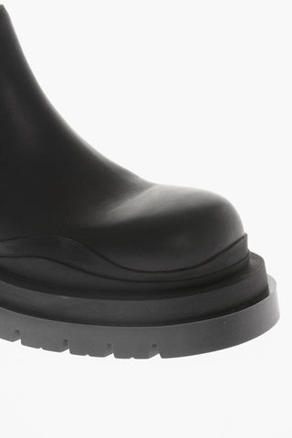 Leather THE TIRE Chelsea Boots With Chunky Sole