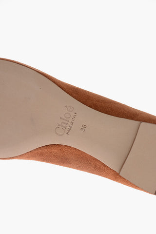 Ballerine In Pelle Scamosciata 