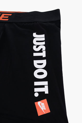 Elastische Boxershorts mit Logo am Bund
