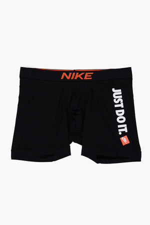Elastic Boxer Briefs with Logo Waistband