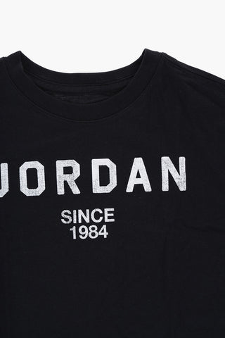 AIR JORDAN 코튼 라운드넥 티셔츠 프린트