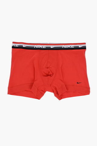 Set 3 Boxer in Cotone Stretch con Banda Elastica Logata