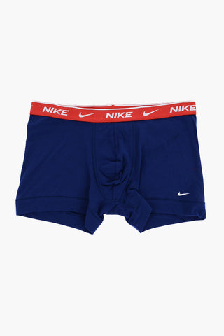 Set 3 Boxer in Cotone Stretch con Banda Elastica Logata