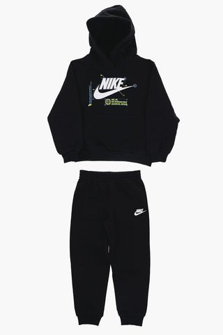 Cotton-Fleece Sweatshirt and Joggers Set FUTURA