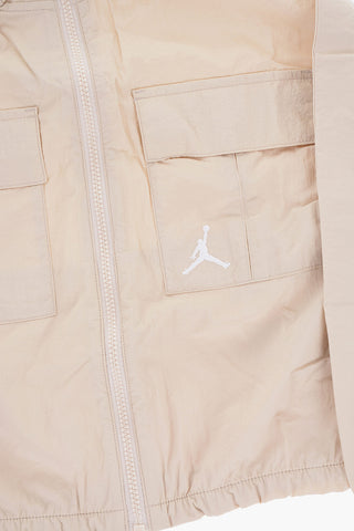 AIR JORDAN Windjacke aus Nylon mit seitlichen Logostreifen