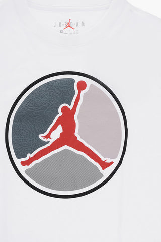 AIR JORDAN Crew-neck T-shirt With Embossed Print