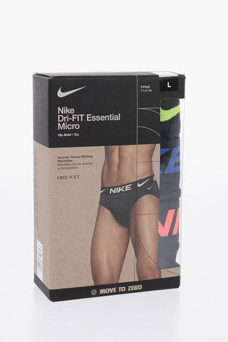 3 Pairs Brief Set with Logo on the Waist