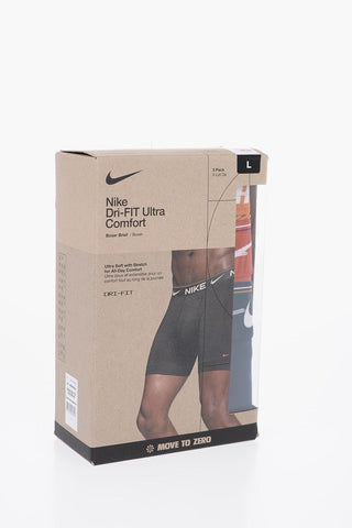 3er-Set Dri-Fit-Boxershorts mit gebrandetem Elastikbund