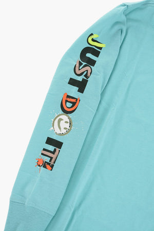 T-Shirt mit Rundhalsausschnitt EXPRESS YOURSELF mit langen Ärmeln