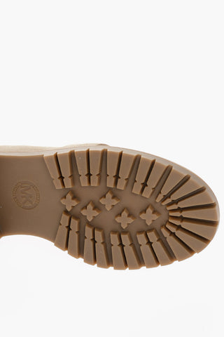 Suede Leather Loafers With tank Sole