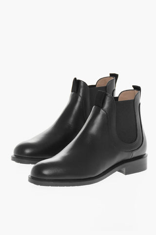 EMPORIO Chelsea Leather Boots