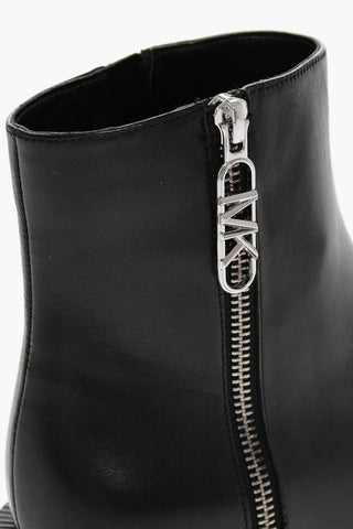 Stivali In Pelle Con Dettagli Zip