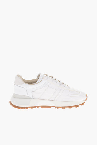 Sneakers Low-Top Con Dettagli In pelle