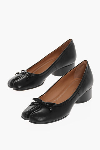 Leather Tabi Ballerinas 3 cm