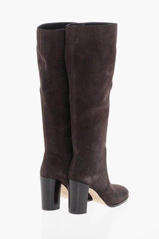 Suede LUELLA Boots Heel 9 cm