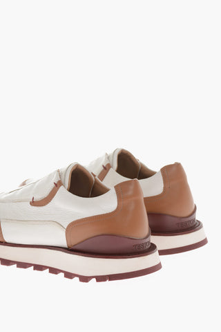 Sneakers Slip On MOENA In Pelle Martellata