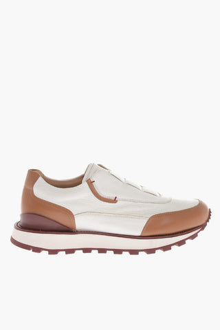 Sneakers Slip On MOENA In Pelle Martellata