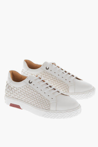 Sneakers Basse RAVENNA in Pelle Intrecciata