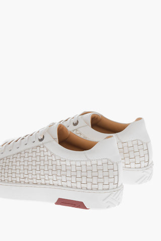 Sneakers Basse RAVENNA in Pelle Intrecciata