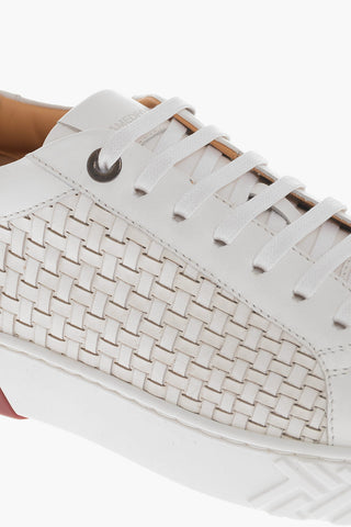 Sneakers Basse RAVENNA in Pelle Intrecciata