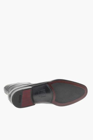 Stivaletti In Pelle Martellata con Zip