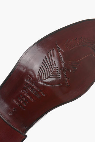 Solid Color Leather ORVIETO Oxford Shoes