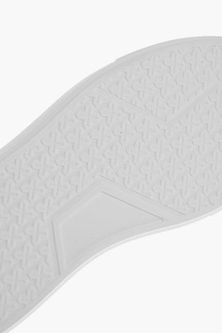 Solid Color Leather JEANNE Low Top Sneakers