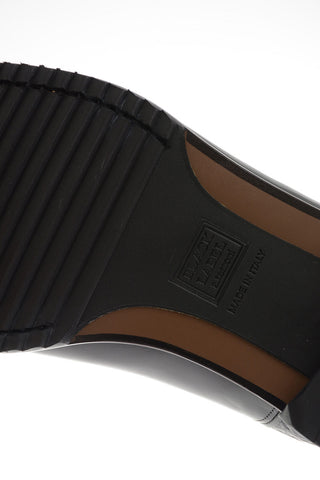 Leather Loafers with Crocodile Details