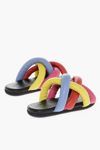 GENIUS Sandali Flat JBRAIDED in Pelle Imbottita