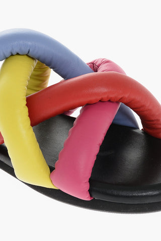 GENIUS Sandali Flat JBRAIDED in Pelle Imbottita
