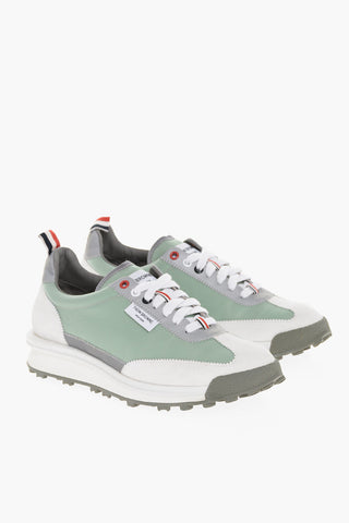 Low-Top TECH RUNNER Sneakers With Suede Inserts