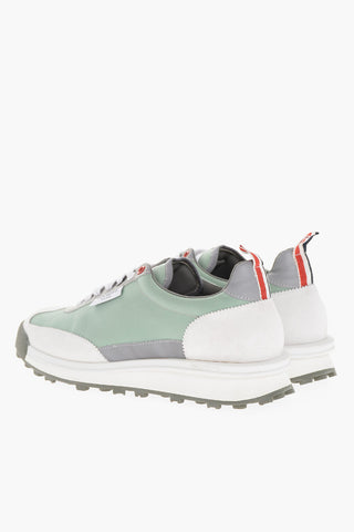 Low-Top TECH RUNNER Sneakers With Suede Inserts
