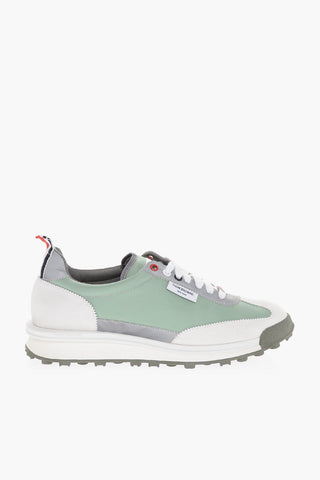 Low-Top TECH RUNNER Sneakers With Suede Inserts