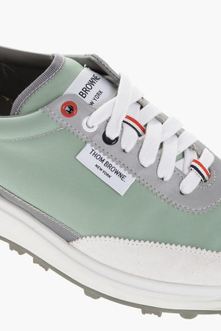 Low-Top TECH RUNNER Sneakers With Suede Inserts