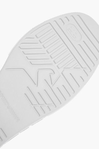 EMPORIO Leather Low-Top Sneakers With Sock Detail