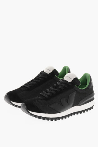 EMPORIO Sneakers Low-Top Con Dettagli in Suede