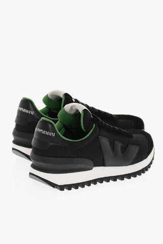 EMPORIO Sneakers Low-Top Con Dettagli in Suede