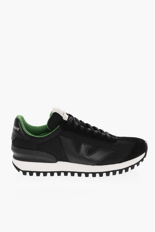 EMPORIO Sneakers Low-Top Con Dettagli in Suede