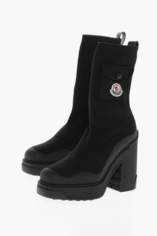 Sock SPLORA Booties With Tank Sole Heel 10.5 cm