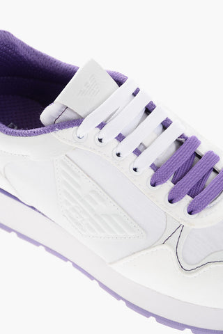 EMPORIO Low-Top Sneakers With Contrasting Bands