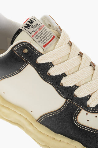 Leather Low-Top Sneakers With Statement Sole