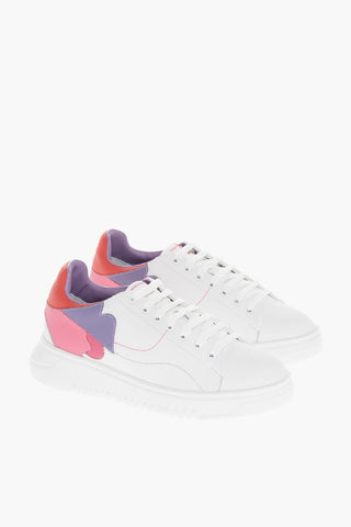 EMPORIO Low-Top Sneakers With Contrasting Details
