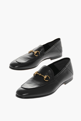 Leather Loafers With Iconic Horsebit
