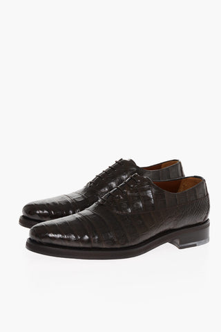 Crocodile leather SPORT Oxford Shoes