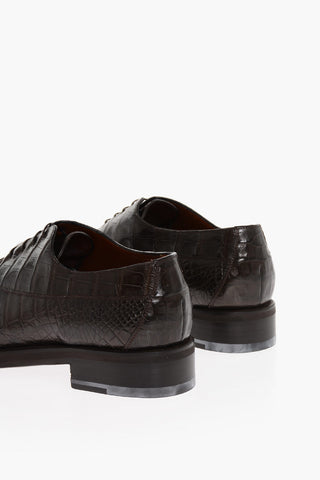 Crocodile leather SPORT Oxford Shoes