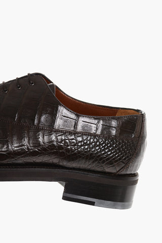 Crocodile leather SPORT Oxford Shoes
