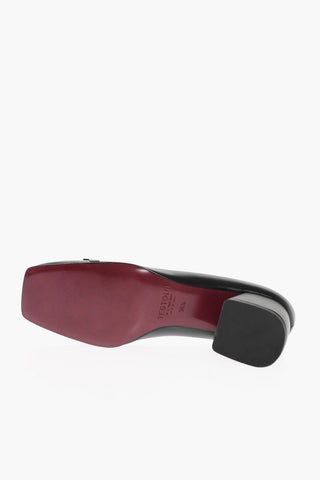 Décolleté NORMA Aus Leder Mit Quadratischer Spitze Absatz 5,5 cm